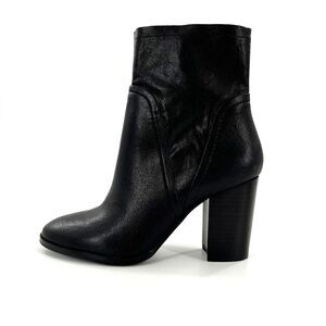 Gibson Latimer Sleek Black Ankle Boots Soft Sheep Leather